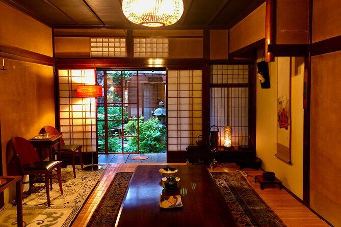 Traditional Japanese Tea Ceremony at Master's Private Tea Room - Stepping Into Machiya: The Long Narrow House Idea