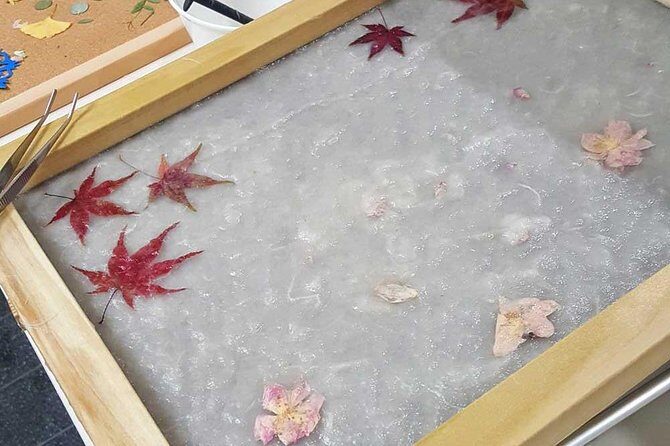 Traditional Japanese Washi Papermaking- Kyoto morning - Your Take-Home Project: Postcards, Table-Mat, and Lampshade Options