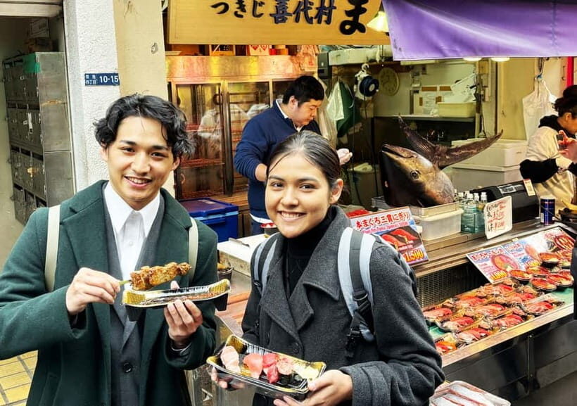 Tsukiji Fish Market: Street Food & Culture Walking Tour - How Guides Like Kenny, Mao, Kawa, and George Improve the Value